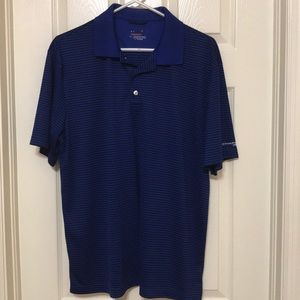 Men’s polo style golf shirt.
